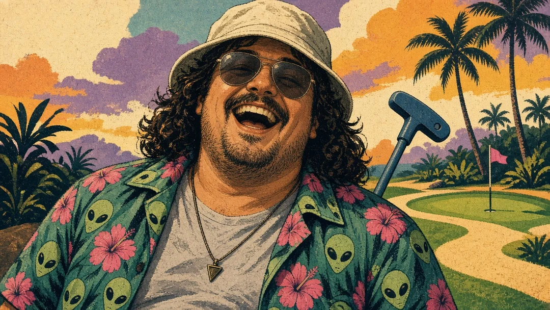Cal Hampton, retrato ilustrado (interpretación de fans)