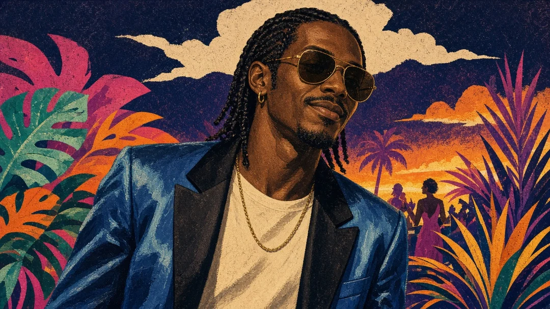 Dre'Quan, retrato ilustrado (interpretación de fans)